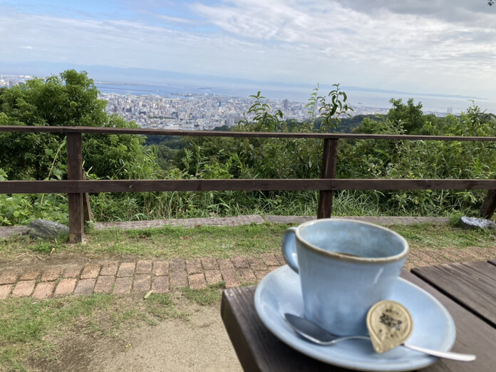 テラス席からの絶景